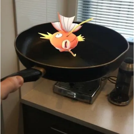 Pokémon GO In-Game Screenshots meme card