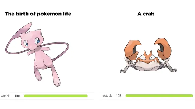 Pokemon Stats Make No Sense meme card