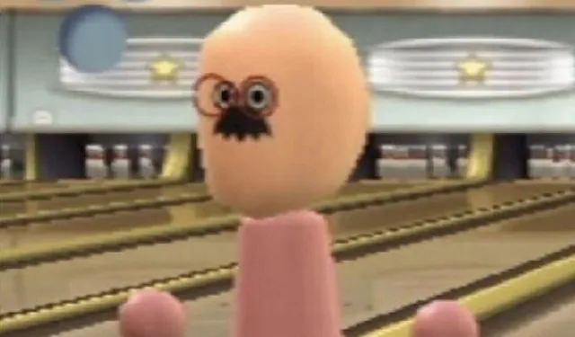 Poofesure's Shocked Bowling Mii meme card