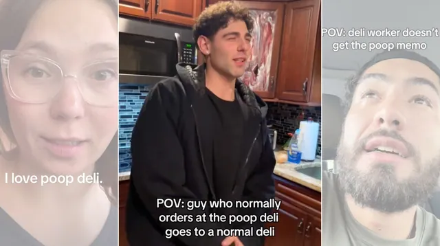 Poop Deli meme card