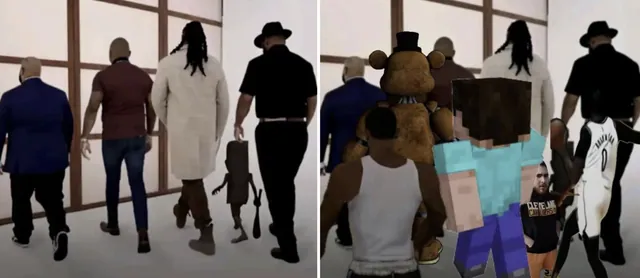 Carte meme Pop The Balloon Walk Out / Men Walking Away