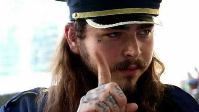 Post Malone Cop meme card