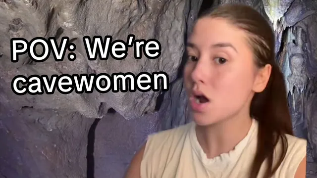 POV: We're Cavewomen and I'm Telling You About My Ex meme card