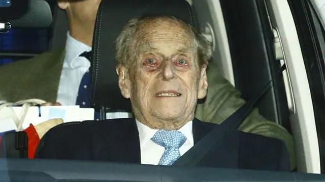 Prince Philip Leaving Hospital meme card