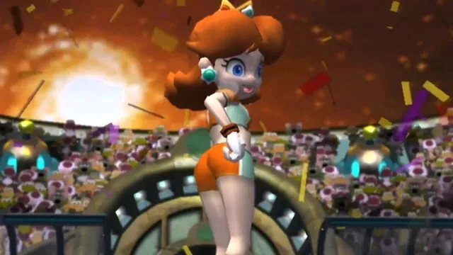 Princess Daisy Hot Stuff (Super Mario Strikers) meme card