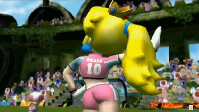Carte meme Princess Peach Hand On Hip Pose (Super Mario Strikers)