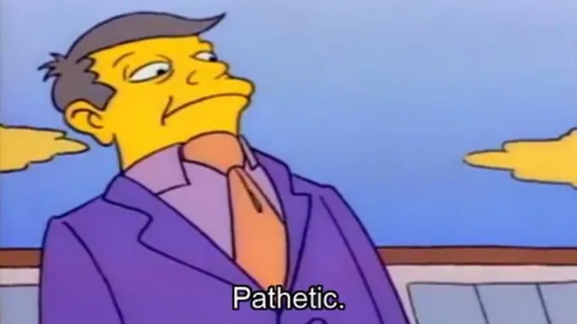 Carte meme Principal Skinner’s "Pathetic"