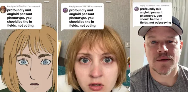 Profoundly Mid Angloid Peasant Phenotype meme card