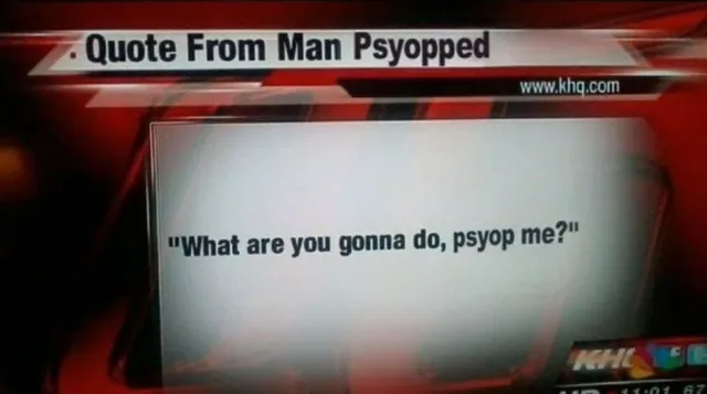 Psyop meme card