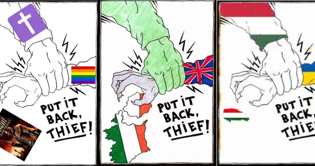 Put It Back, Thief! meme card