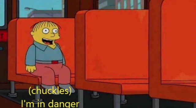 Carte meme Ralph In Danger / I’m In Danger