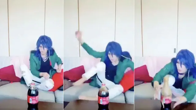 Ramramramp Stopping Soda Explosion With Mouth meme card
