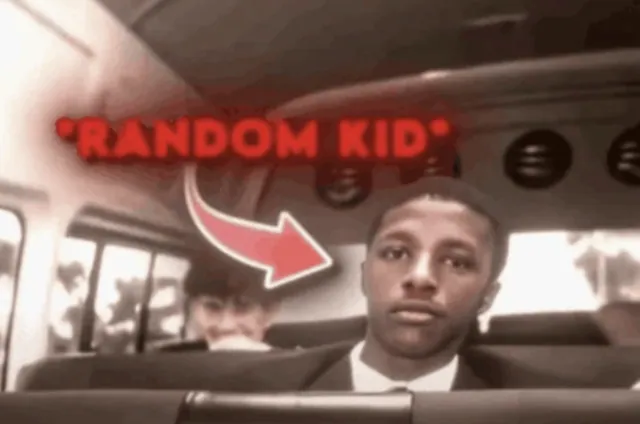Random Kid meme card
