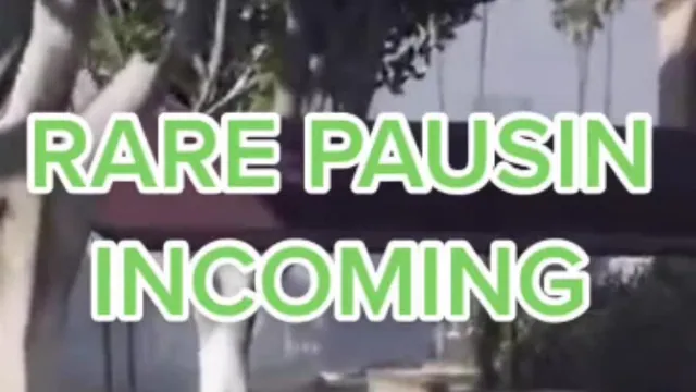 Carte meme Rare Pausin
