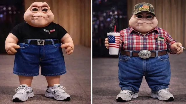 Redneck Baby Sinclair meme card