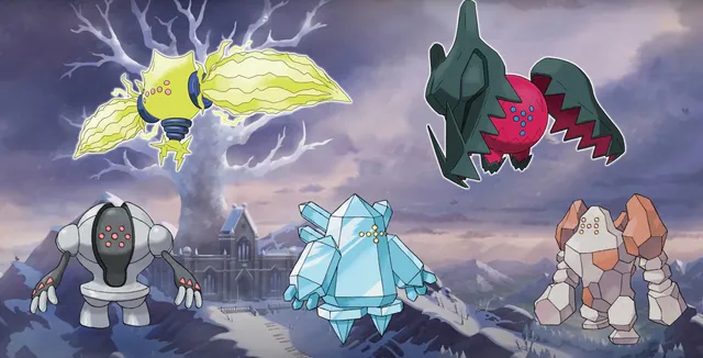 Carte meme Regi Pokémon