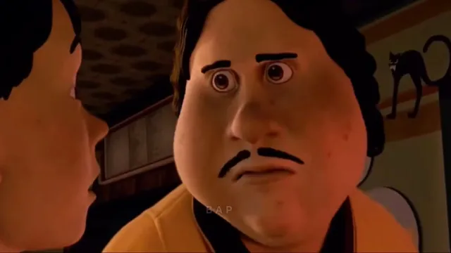 Reginald Skulinski Eating / Disappointed (Monster House) meme card