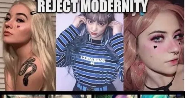 Carte meme Rejeter la Modernité, Embrasser la Tradition