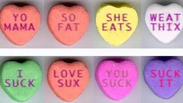 Carte meme Rejected Candy Hearts
