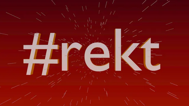 Rekt meme card