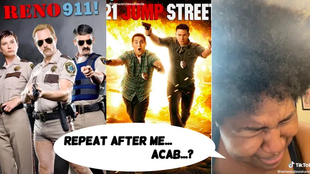 Repeat After Me, All Cops Are Bastards meme card