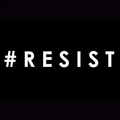 #Resist meme card