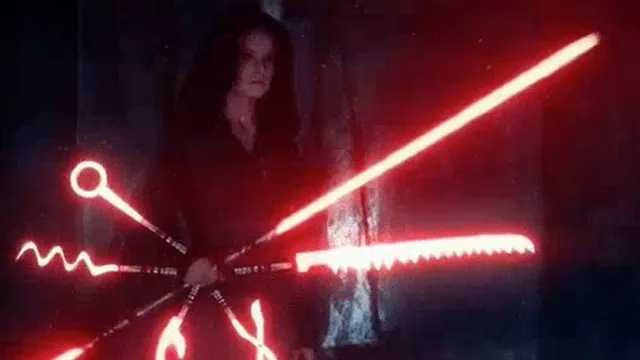 Carte meme Rey’s Folding Lightsaber