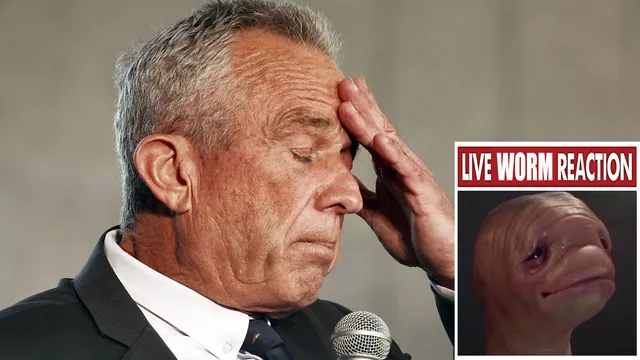 RFK Jr.'s Brain Worm meme card
