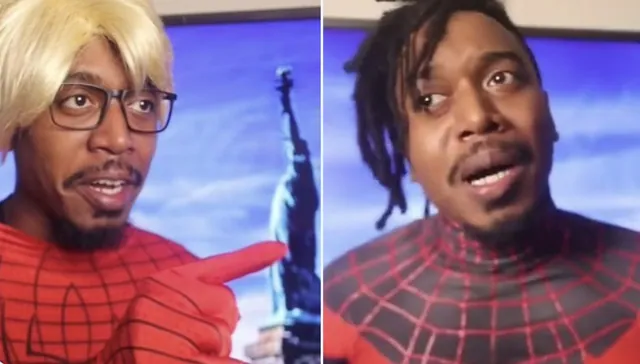 Carte meme Rich Black Guy’s « SpiderVerse of Madness » Skit / « You Guys Got X? Nah, We Got Y »