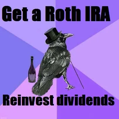 Carte meme Rich Raven