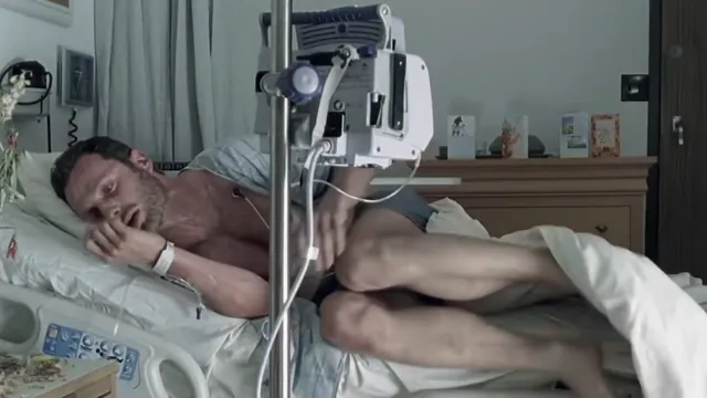 Rick Grimes Waking Up in a Hospital meme card