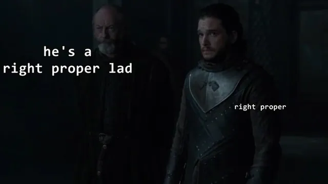 Carte meme Right Proper Lad