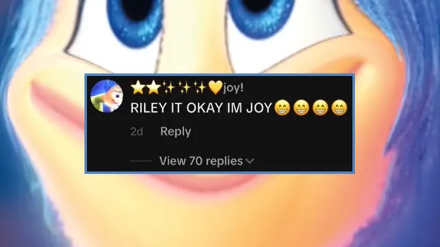 Riley It Okay I'm Joy meme card