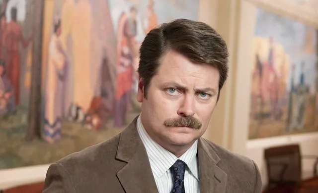 Ron Swanson meme card