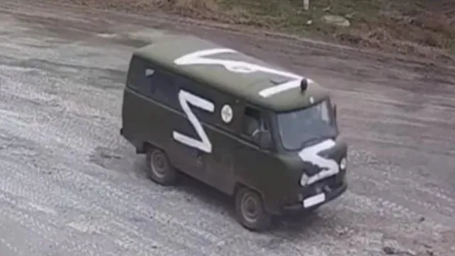 Russian Z Military Symbol meme card