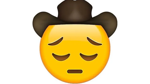 Sad Cowboy Emoji meme card