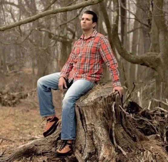 Sad Donald Trump Jr. meme card