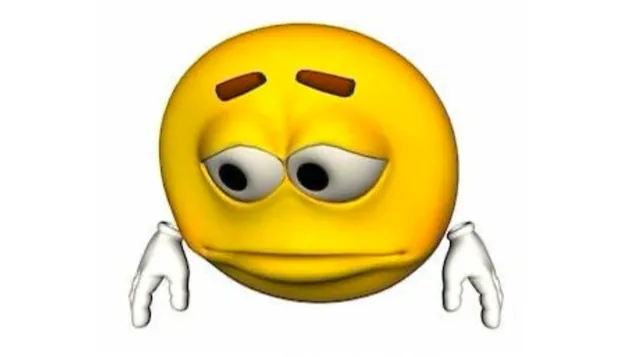 Sad Emoji meme card