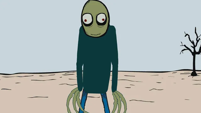 Carte meme Salad Fingers