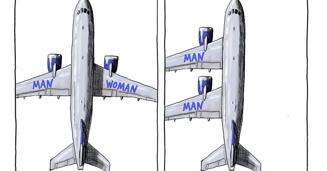 Same Sex Marriage Just Won't Fly meme card