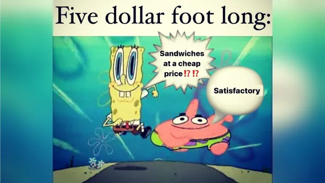 Sandwiches at a Cheap Price!? Satisfactory meme card