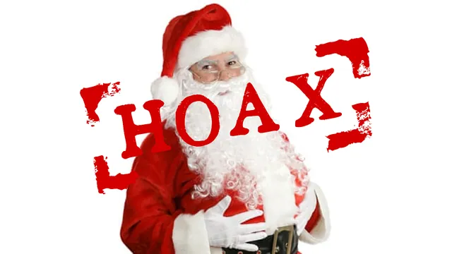 Santa Deniers meme card