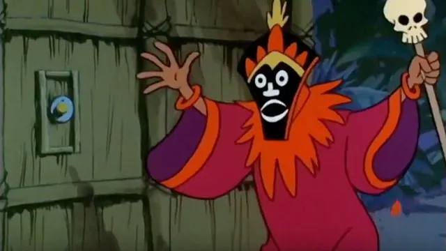 Scooby-Doo Witch Doctor GIF / Ooga Booga meme card