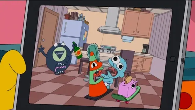 Carte meme Screaming Friends (The Simpsons)