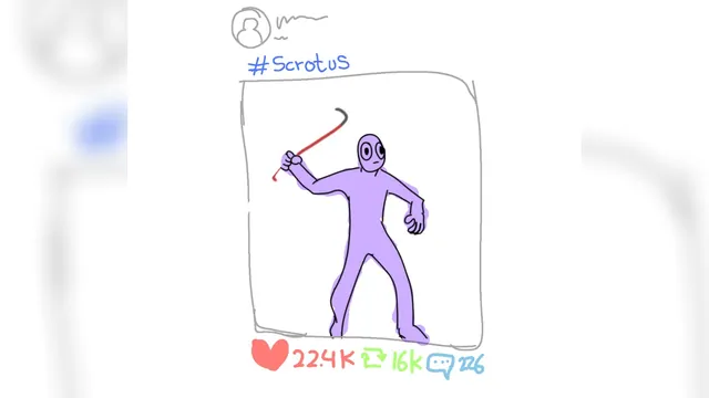 #Scrotus + GMod Pose meme card