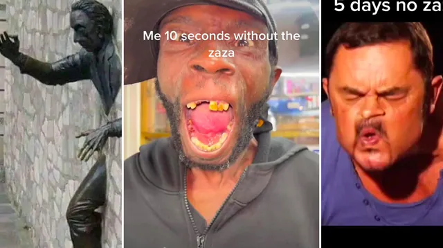 Seconds Without Zaza / Minutes Without Zaza / Days Without Zaza meme card