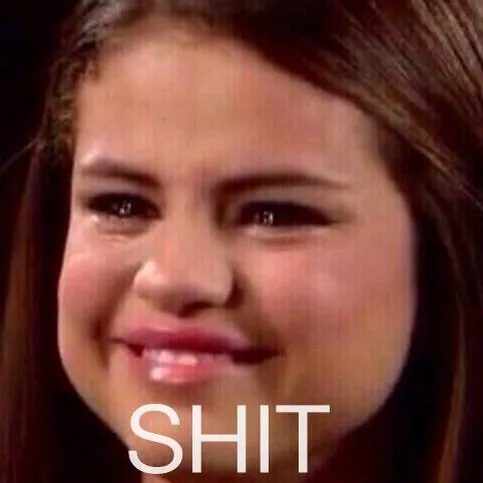 Carte meme Selena Gomez Crying