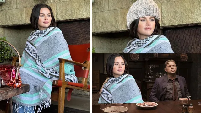 Carte meme Selena Gomez Wrapped In A Blanket