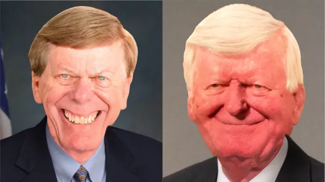 Senator Facemorph meme card