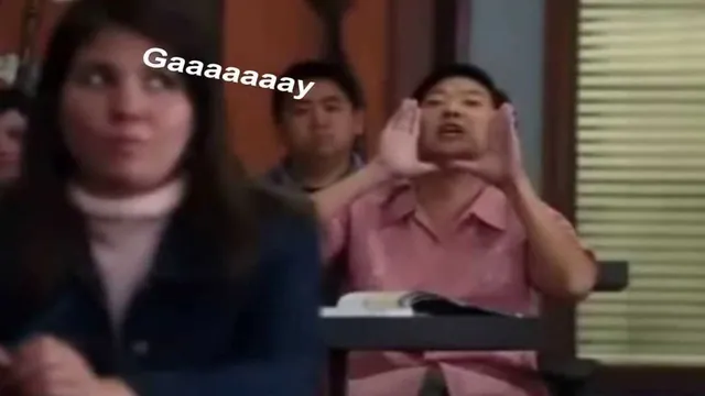 Senor Chang's "Ha, Gay!" meme card